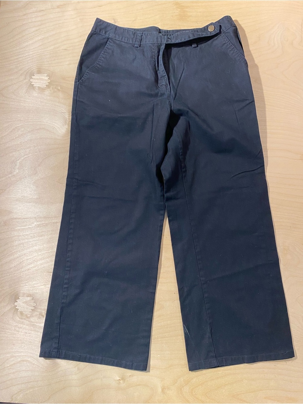 Ruby Rd. Black Wide Straight-Leg Pants 12 (RZ) - Picture 2 of 8